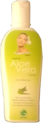 

PACIFIC Growmax pharma bring u Aloe vera rich intensive moisturizing lotion with Cocoa butter and Vit.-E(100 ml)