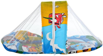 

Natraj Cotton Infants CARTOON PRINT BABY BED Mosquito Net(Multicolor)