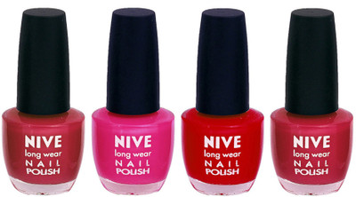 

Nive Colour Blast Nail Lacquer Pink,Pink,Red,Pink,(Pack of 4)