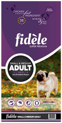 

Fidele Adult Small & Medium Chicken 4 kg Dry Dog Food