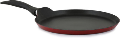 

Wonderchef Ruby Series Tawa 28 cm diameter(Aluminium, Non-stick, Induction Bottom), Maroon
