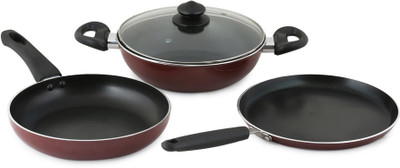 Prestige Omega NA Pan 24 cm diameter with Lid 1 L capacity(Aluminium, Non-stick, Induction Bottom) Prestige Omega NA Pan 24 cm diameter with Lid 1 L capacity(Aluminium, Non-stick, Induction Bottom)