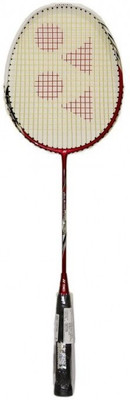 

Yonex Arcsaber 200 Red, Black, White Strung Badminton Racquet(G4 - 3.25 Inches, 90 g), Black;red;white