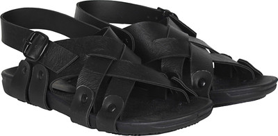 

Kraasa Men Black Sandals