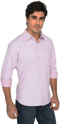 Magneto Men Striped Casual Multicolor Shirt