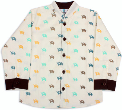 

Cuddledoo Baby Boys Printed Casual Multicolor Shirt