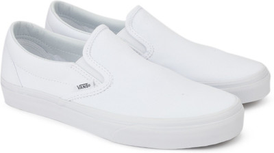

Vans CLASSIC SLIP-ON Loafers For Men(White, True white