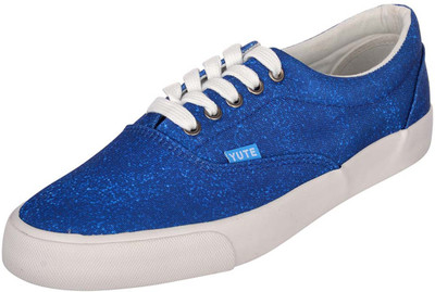 

YUTE Starburst (Archis Patil) Canvas Shoes For Men(Blue