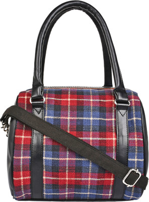 

Anekaant Women Casual Blue, Red Cotton Sling Bag