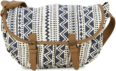 

People Women Casual Multicolor Canvas Sling Bag