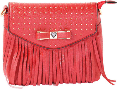 

Schmick Women Casual Red PU Sling Bag
