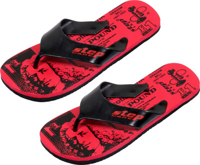 

Indistar Flip Flops, Printed red