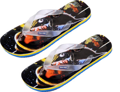 

Indistar Flip Flops, Printed black