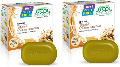 

SSCPL Herbals Sandal & Shea Butter Soap(800 g, Pack of 2)