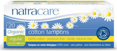 

Natracare Organic Cotton Regular Tampons(Pack of 20)