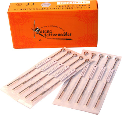 

Mumbai Tattoo 11M1-KATANA Disposable Round Shader Tattoo Needles(Pack of 50)