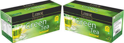 

Lemor Lemor Jasmine Green Tea 25 Tea Bags - Pack of 2 Jasmine Green Tea Bags(50 Sachets, Box)