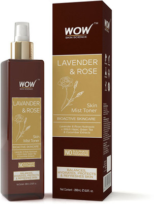 

WOW SKIN SCIENCE Lavender & Rose Skin Mist Toner(200 ml)
