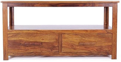 

Ringabell Solid Wood TV Entertainment Unit(Finish Color - Honey)
