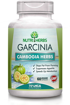 Nutriherbs Garcinia Cambogia Extract - 60 Capsules - (Pack of 1)(60 No)