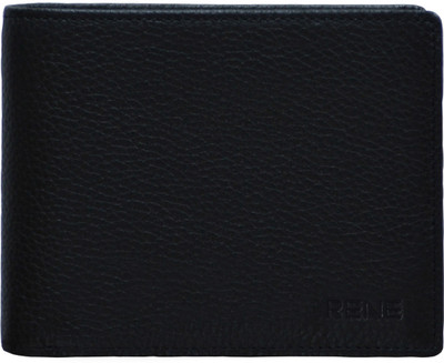 

Rene Men Black Genuine Leather Wallet(8 Card Slots)