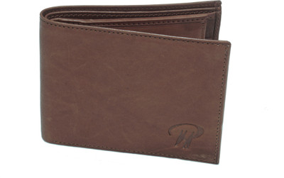 

Pranjals House Men Brown Genuine Leather Wallet(7 Card Slots)