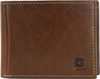 

Le Craf Men Brown Genuine Leather Wallet(6 Card Slots), Brown-05