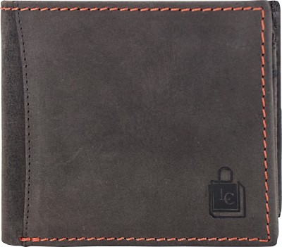 Le Craf Men Brown Genuine Leather Wallet(8 Card Slots)