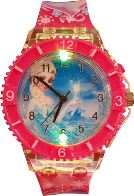 

SS Traders Cute Frozen seven lights Watch - For Girls