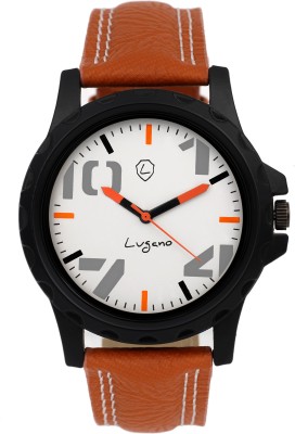 Lugano DE1075LG Multi Color Dial With Blak Bezel Analog Watch  - For Boys   Watches  (Lugano)