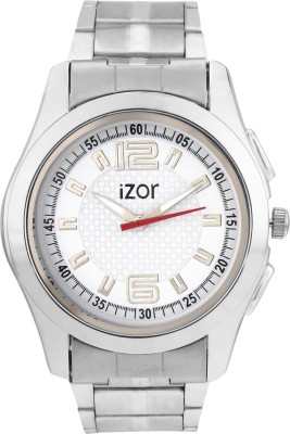 iZor Sliver With White Dial W2010 Watch  - For Men   Watches  (iZor)
