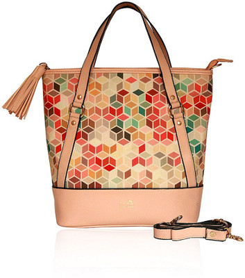 

FIZZA KALIEDOSCOPE OFFICE SLINGER Sling Bag(Peach, 14 inch)