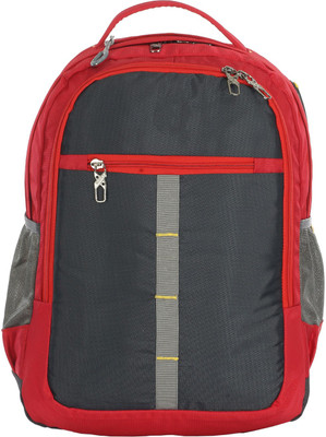 

Good Friend Contingent Waterproof Backpack(Red, 17 inch)