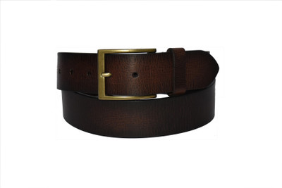 

Pellezzari Men Casual Brown Genuine Leather Belt
