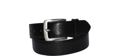 

Pellezzari Men Casual Black Genuine Leather Belt