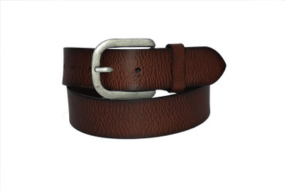 

Pellezzari Men Casual Tan Genuine Leather Belt