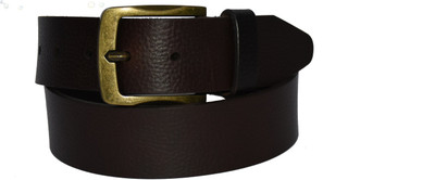 

Pellezzari Men Casual Brown Genuine Leather Belt