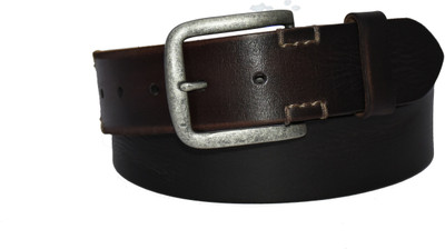 

Pellezzari Men Casual Brown Genuine Leather Belt
