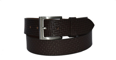 

Pellezzari Men Casual Brown Genuine Leather Belt