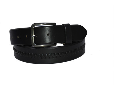 

Pellezzari Men Casual Black Genuine Leather Belt