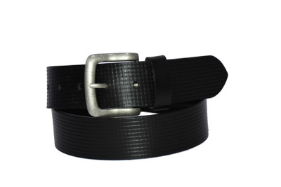 

Pellezzari Men Casual Black Genuine Leather Belt