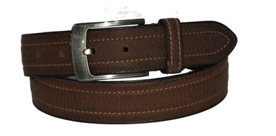 

Pellezzari Men Casual Brown Genuine Leather Belt
