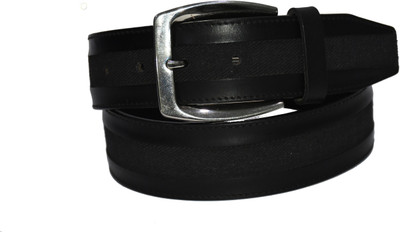 

Pellezzari Men Casual Black Genuine Leather Belt