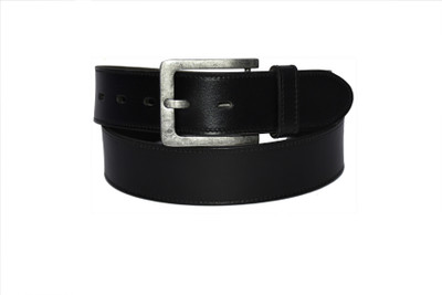 

Pellezzari Men Casual Black Genuine Leather Belt