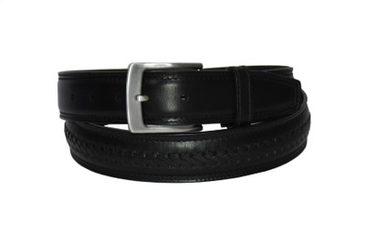 

Pellezzari Men Casual Black Genuine Leather Belt