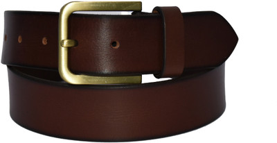 

Pellezzari Men Casual Tan Genuine Leather Belt