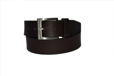 

Pellezzari Men Casual Brown Genuine Leather Belt