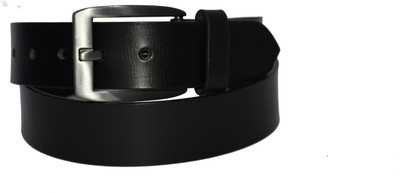 

Pellezzari Men Casual Black Genuine Leather Belt