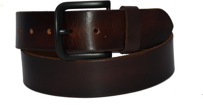 

Pellezzari Men Casual Brown Genuine Leather Belt