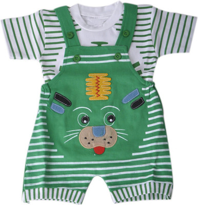 

RISHAN Baby Boy's Green Bodysuit